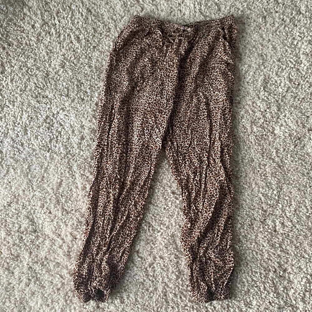 Light Animal Print Joggers